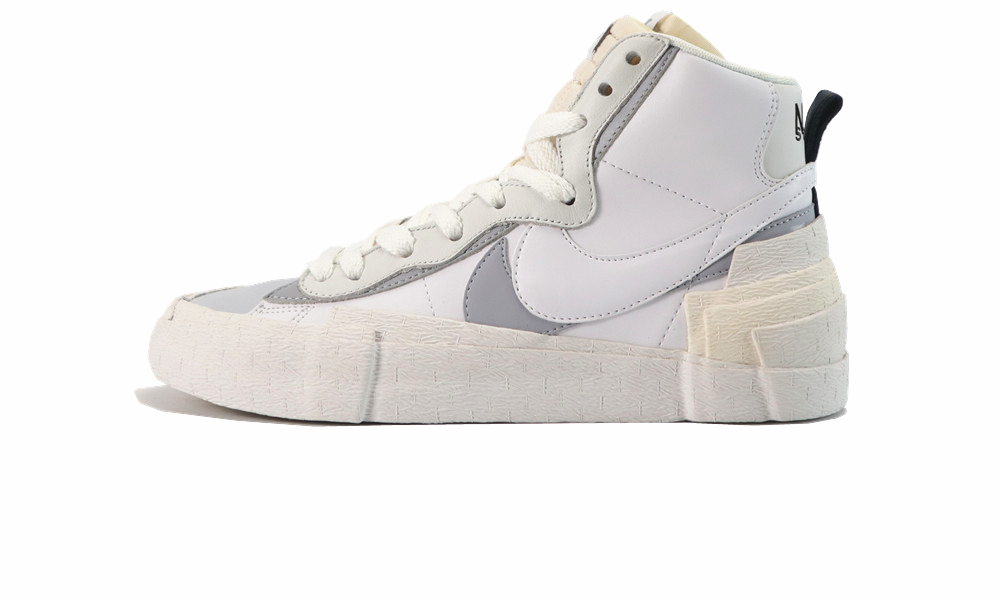 Nike Blazer Mid Sacai White Grey